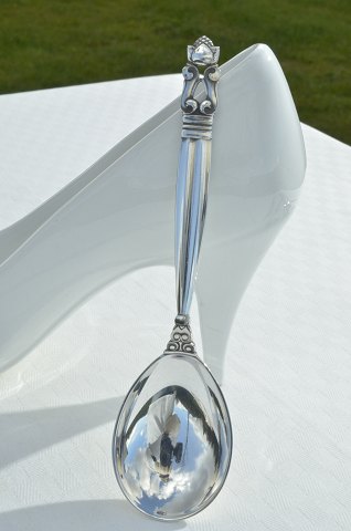 Acorn Georg Jensen silver cutlery Jam spoon 163
