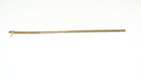 Elegant Mursten Armbånd 5 Rk  14 karat Guld Elegant