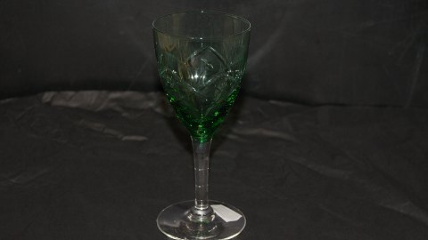 Hvidvin Mørkegrøn #Ulla Krystalglas fra Holmegaard.
Højde 14,6 cm