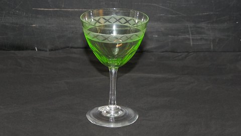 White wine glass Light Green #Ekeby Glass service From Holmegaard