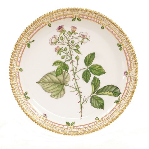 Flora Danica tray. "Rubus vestitus Whe". #3566. D: 
24cm