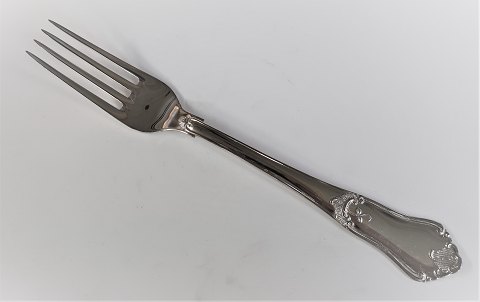 Rosenholm. Sølvbestik (830). Middagsgaffel. Længde 19 cm.