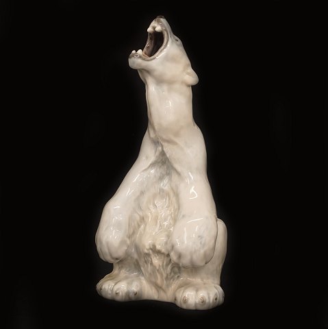 Royal Copenhagen polar bear. 1st quality. H: 33cm