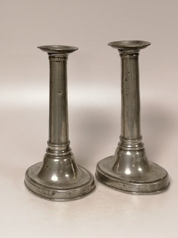 A pair of tin rods stamped Kiel 1784