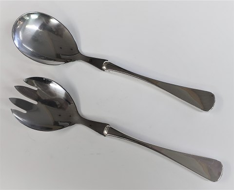 Patricia. Silver cutlery (830). Small salad cutlery with steel. Length 18.3 cm