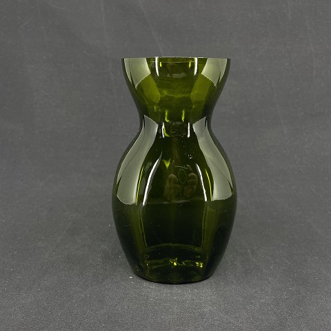 Bottle green hyacintvase from Kastrup Glasswork
