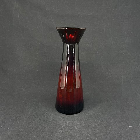Red hyacint vase from Fyens Glasswork
