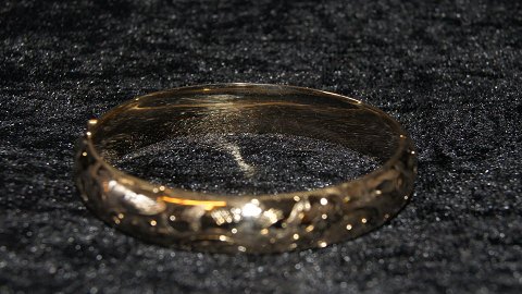 Elegant Bracelet in 14 carat gold and color rings