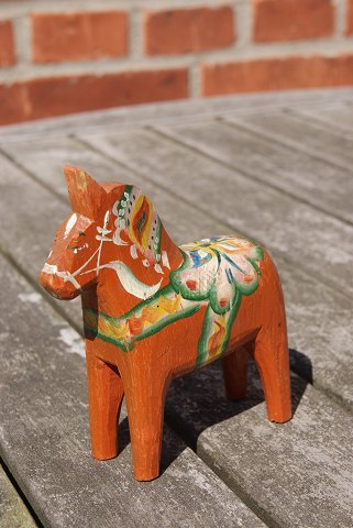 Red Dala horse from Sweden H 10.5cms