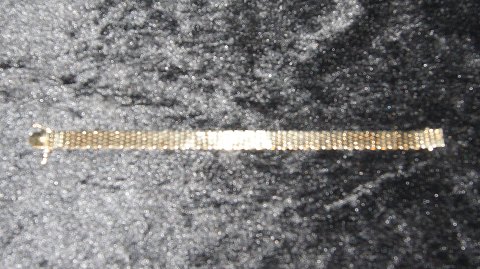 Elegant #Mursten 9 Rk Armbånd 14 karat Guld