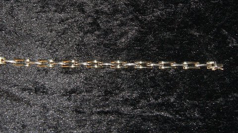 Elegant Armbånd i 14 karat Guld og hvidguld