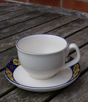 item no: po-Blå Fasan kaffesæt