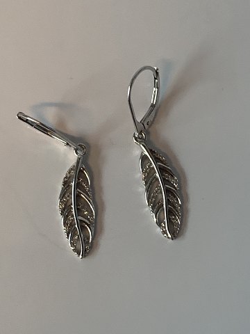Earrings Feathers in Silver
Stamped 925 p