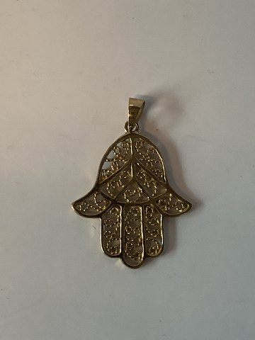 Pendant in gold-plated silver
Stamped 925
Height 39.52 cm