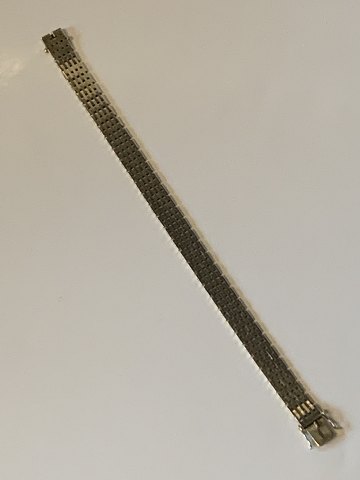 Brick Bracelet 9 Rk 14 carat gold
Stamped 585
Length 18 cm approx
Width 8.40 mm