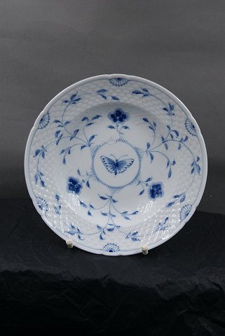 Butterfly Danish porcelain, small deep plates about 21cm
