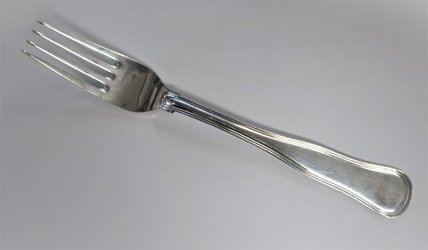 Dobbeltriflet. Cohr. Silber (830). Frühstücksgabel. Länge 17,2 cm.