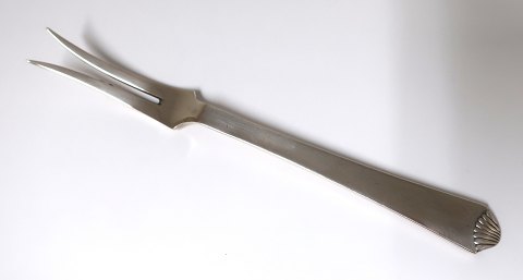Hans Hansen. Sølv (830). Arvesølv no.4. Pålægsgaffel. Længde 15 cm.
