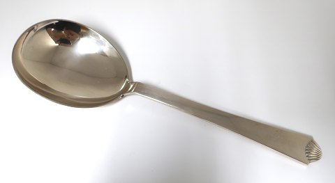 Hans Hansen. Silver (830). Arvesölv no.4. Serving spoon. Length 21 cm