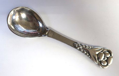 Evald Nielsen. Silver cutlery (830). Cutlery no.1. Sugar spoon. Length 12,5 cm.