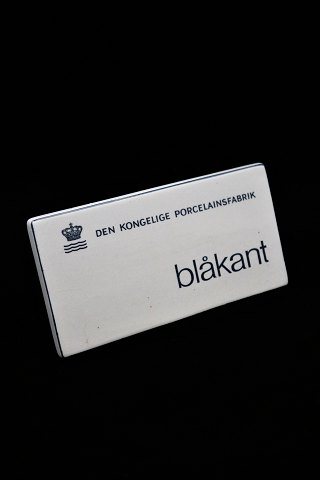 Royal Copenhagen Blåkant forhandler skilt...