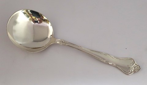 Riberhus. Silverplated. Serving spoon. Length 20,6 cm.