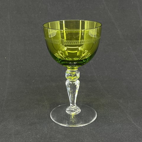 Grønt Modeste hvidvinsglas
