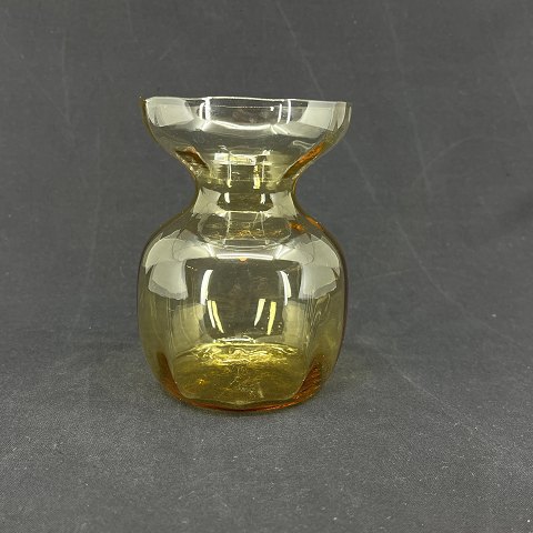 Honning farvet hyacintglas fra Holmegaard Glasværk

