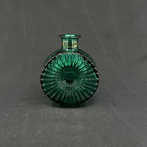 Emerald "Sun bottle" vase by Helena Tynell