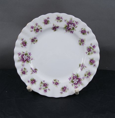 Markviol eller Sweet Violets engelsk porcelæn. Kagetallerkener ca. 16cm