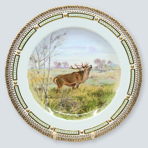 Royal Copenhagen, Flora Danica Animal; Dinnerplate 25,5 cm No 3549
