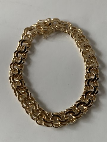 Bismark gold bracelet in 14 carat gold, stamped 585 GIFA.