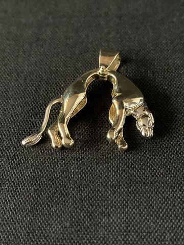 Gold Pendant Leopard in 8 Carat Gold
Height 2.8 cm with the ring