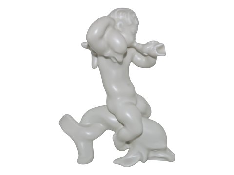 Bing & Grondahl figurine
Boy with dolphin - Matte glaze