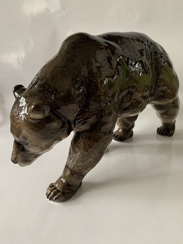 Porcelænsfigur med form som bjørn, tyskproduceret L.H.S