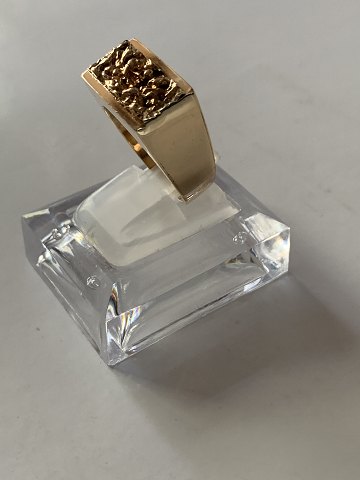 Guld Herre ring i 14 karat guld
Stemplet J&Co 585
Størrelse 58