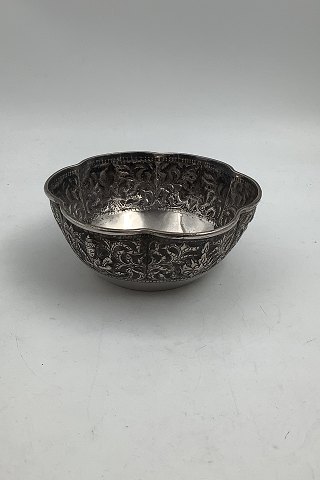 Orientalsk / Kina Sølv Skål