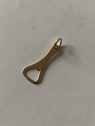 Pendant in 14 carat gold, for bracelet or necklace, stamped 585