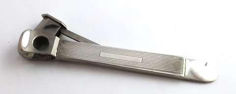 Hans Jensen ( HJ ). Cigar cutter with silver (830). Length 16 cm