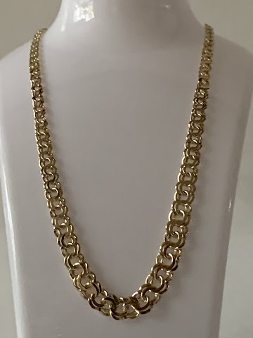 Bismark necklace in 8 carat gold, with process and case lock. Very elegant 
necklace. Length 50 cm.