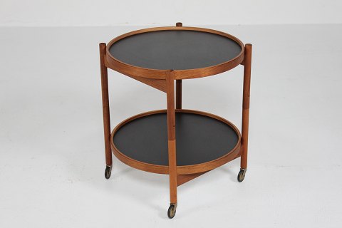 Hans Bølling
Circular trolley of teak
