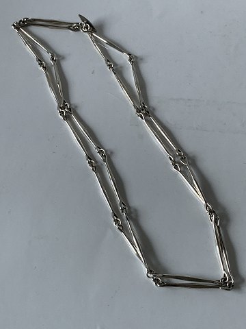 Georg Jensen sterling silver Necklace, No 175 Astrid Fog.Length 101 cm.
