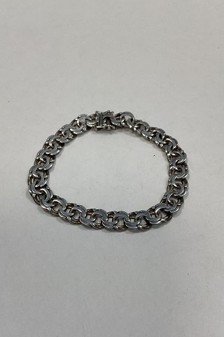 Svensk Bismarck armbånd i sølv fra G&H