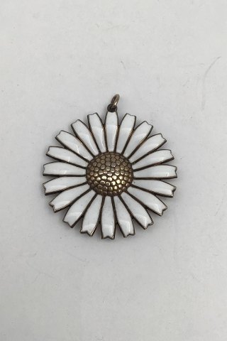 A Michelsen Forgyldt Sterling Sølv Marguerit Vedhæng