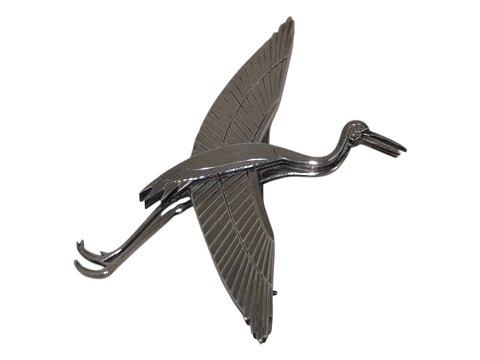 Wiwen Nilsson sølv 
Broche af hejre / stork i original æske