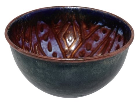 Lille emaljeskål  11,7 cm.
