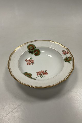 Royal Copenhagen Art Nouveau Stel No. 225 Pelargonoe Lille Dybtallerken No. 2026