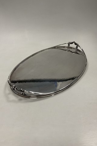 Georg Jensen Sterling Sølv Bakke med håndtag No. 332C
