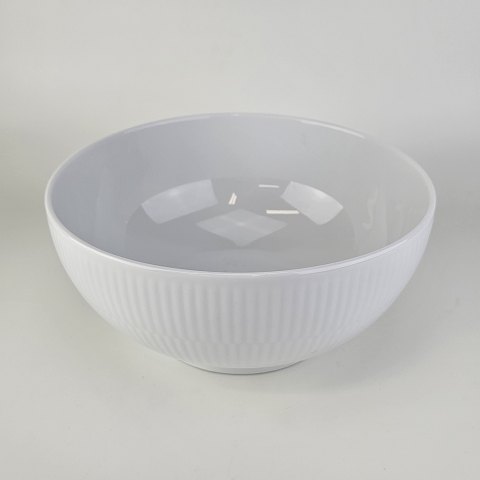 RC skål456Hvid Riflet