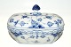 RC Blue Fluted Half Lace, Butter dish / Candy dish